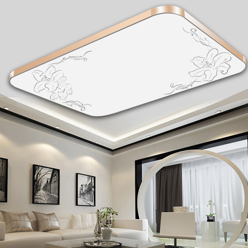 LED吸顶灯客厅灯具大气简约现代卧室长方形遥控书房餐厅阳台灯饰