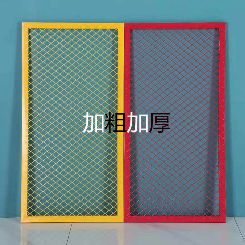 菱形铁丝网网片展示网镂空铁艺装饰屏风吊顶工业风背景墙