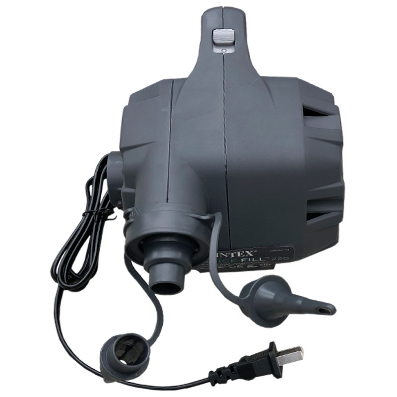 INTEX充气床游泳池大气口家用快速电动泵220v打气筒儿童水池抽气