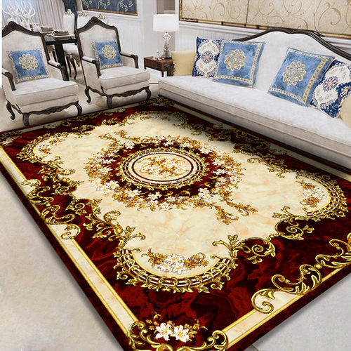 复古欧式地毯客厅卧室满铺床边家用现代创意房间沙发茶几地毯
