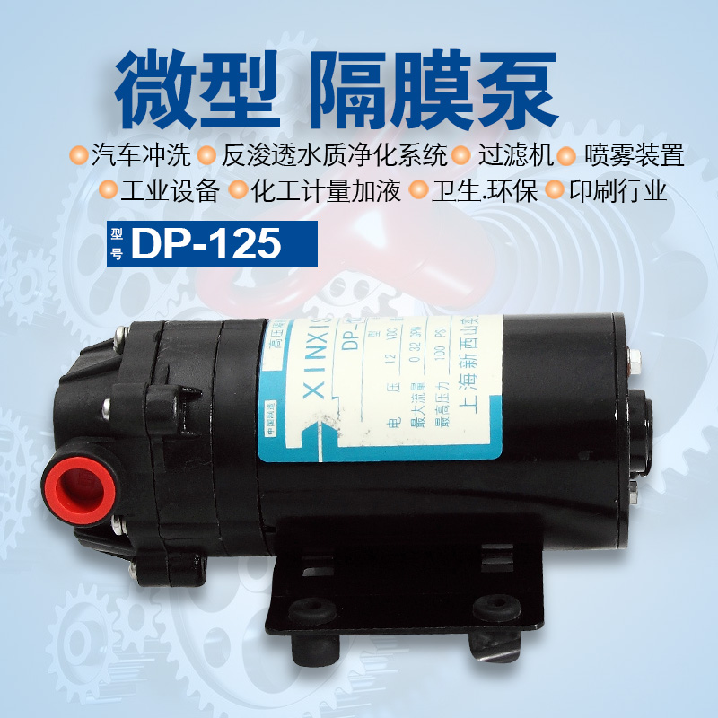 新西山DP-125隔膜泵工业清洗机增压泵RO膜工程橡胶塑料高压隔膜泵