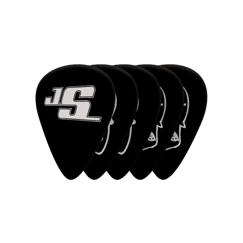 达达里奥 Joe tini签名款片黑色白色薄吉他拨片C2J