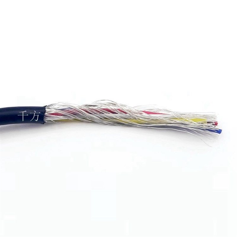 UL2547多芯屏蔽线22AWG信号屏蔽线2/3/4/5芯电子音频线USB数据线