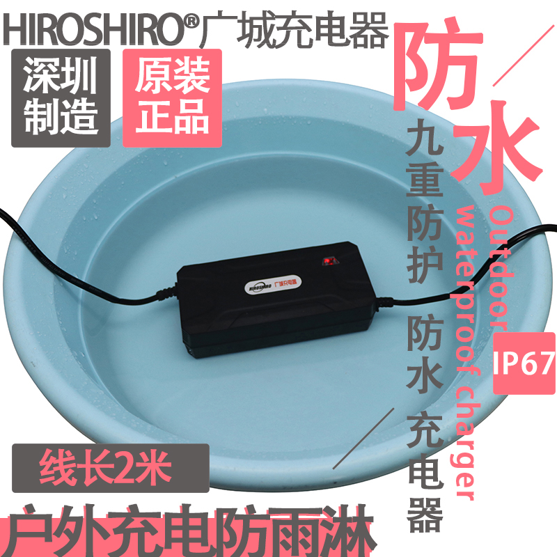(防水自动断电)锂电池充电器54.6V3A48V3A2A滑板独轮哈雷电动车
