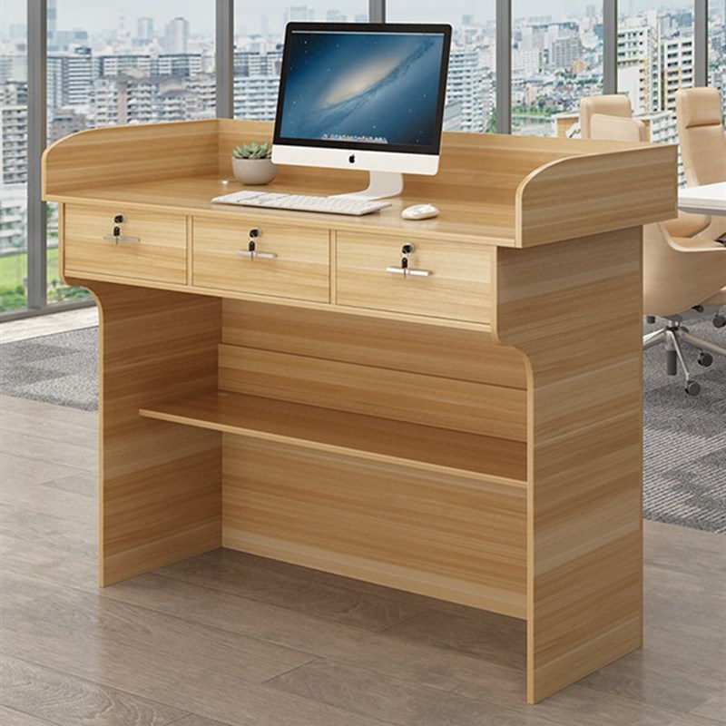 讲台讲桌学校讲台桌教师教室演讲台会议培训机构老师讲台简约现代