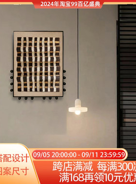 立体中古风装饰画客厅玄关卧室性挂画大气复古手绘壁画