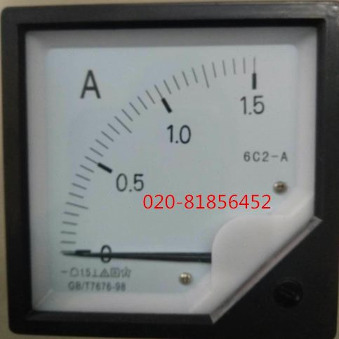 直流电流表6C2-1.5A 2A 3A 5A 10A 6C2-A GB/T7676-98