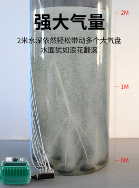 日生resun鱼塘鱼池养殖增氧机 大功率氧气泵充氧泵超静音户外防水