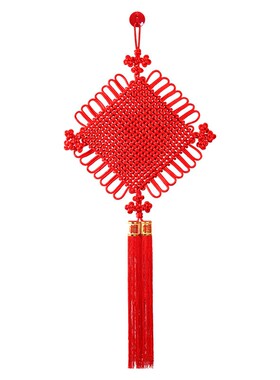 高端福字中国结挂件客厅大号高档平安节背景墙入户门上玄关小装饰
