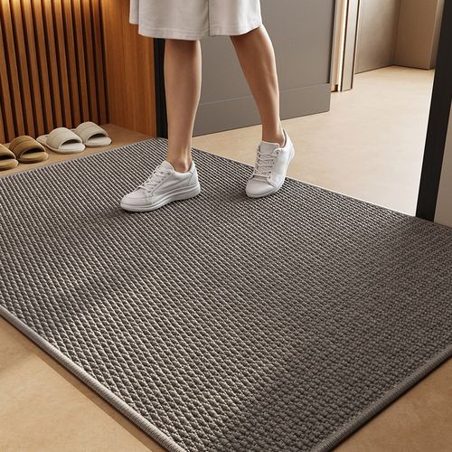 入户门地垫玄关大门口进门脚垫圈绒仿剑麻高级感防滑除尘耐磨地毯