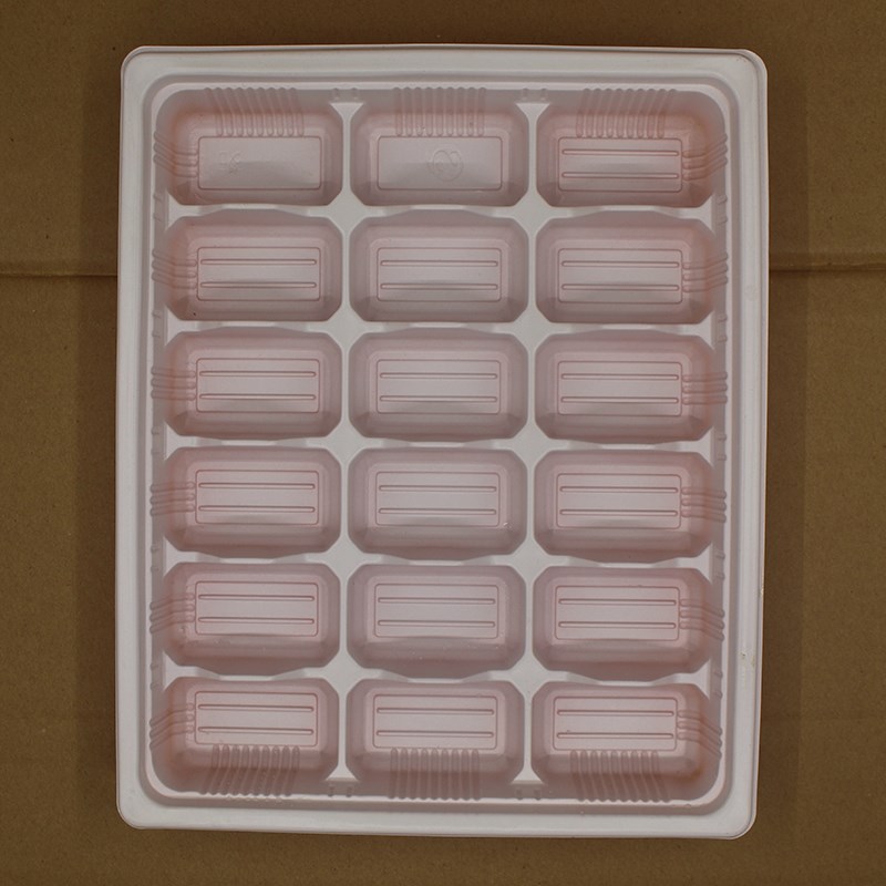 一次性饺子盒外卖打包餐盒冻水饺盒15 18 20格加厚带盖100只包邮