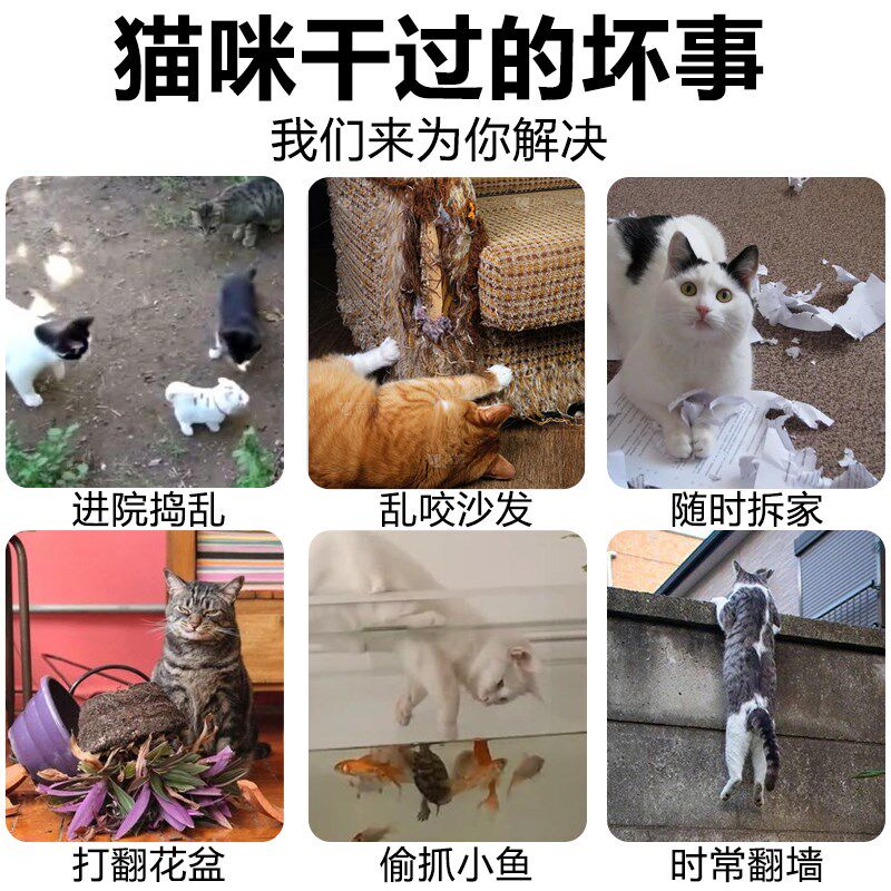 防猫刺钉驱猫刺垫上床乱尿神器防狗上沙发防猫网刺垫爬刺阳台固定图片