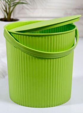 加厚带盖储物桶沐浴凳水桶钓鱼桶手提桶洗澡用收纳桶可坐桶家用桶