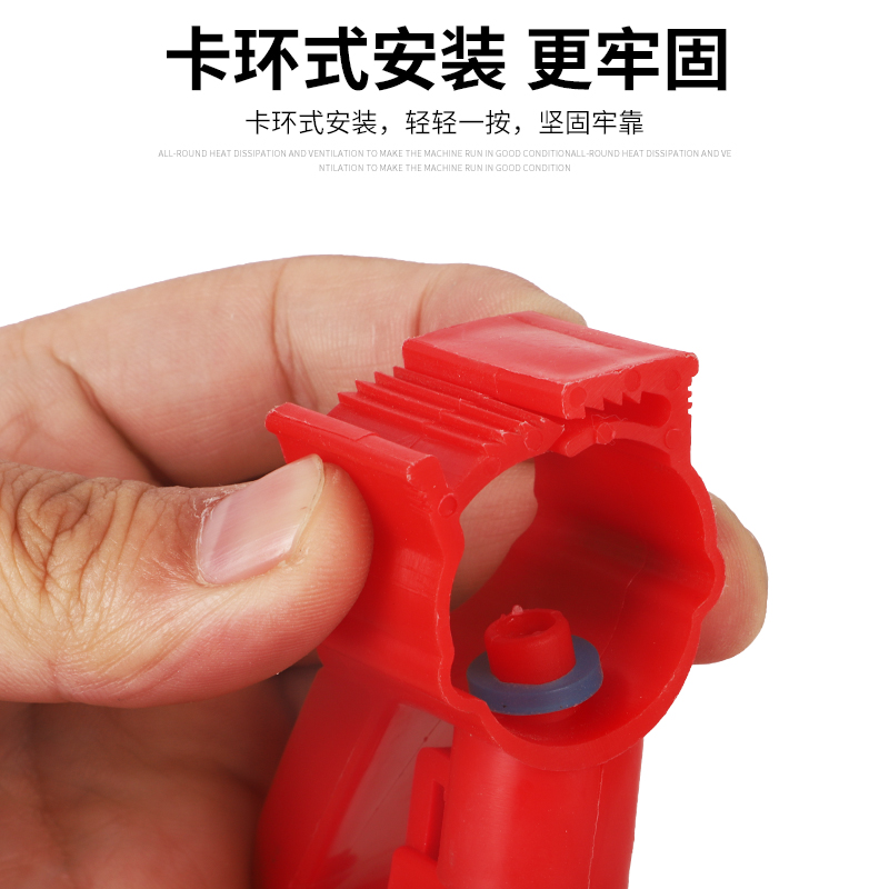 鸡鸭鹅用饮水器 钢球连体吊杯自动乳头饮水器 接水杯鸭鹅水线设备