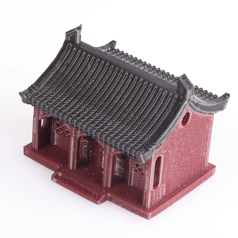 假山吸水石水陆缸山水盆景3d打印中式古建筑模型微景观造景小摆件