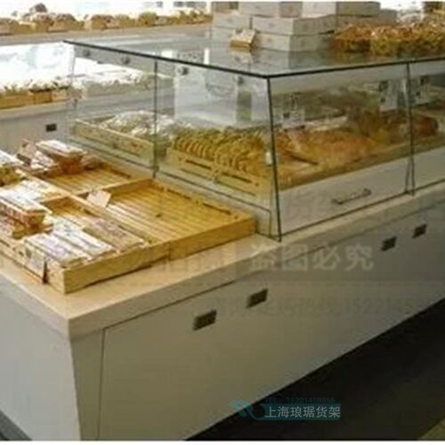 面包货架 木质烤漆面包展柜 商场面包展示柜 糕点货架 木制货架