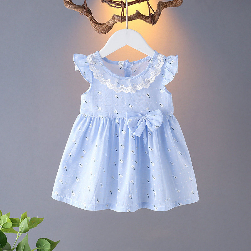 夏季宝宝连衣裙公主裙纯棉0-1-2-3岁儿童女童裙子婴儿背心裙夏装4