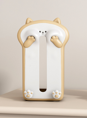 MSKA奶油风吐司可爱纸巾盒客厅装饰品家居茶几桌面抽纸盒创意摆件