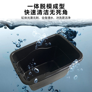 爬宠冬眠保暖箱饲养盒蛋龟饲养箱乌龟苗孵化隔离白黑色乌龟发色盒