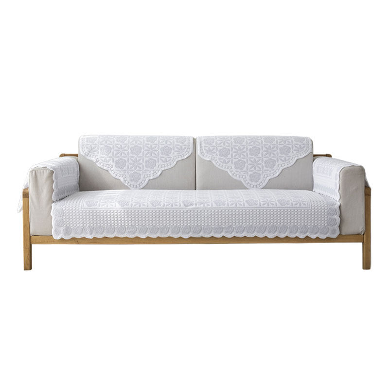 蕾丝沙发巾沙发垫靠背巾长方形全盖布罩套四季通用加厚三角巾扶手