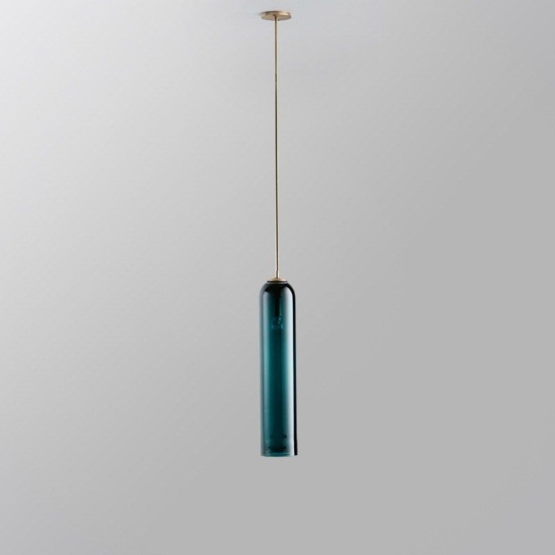 北欧简约餐厅吧台长条设计师个性轻奢黄铜蓝色玻璃卧室床头小吊灯,家装灯饰光源,餐厅吊灯,淘宝优惠券,粉丝福利购,淘宝优惠卷