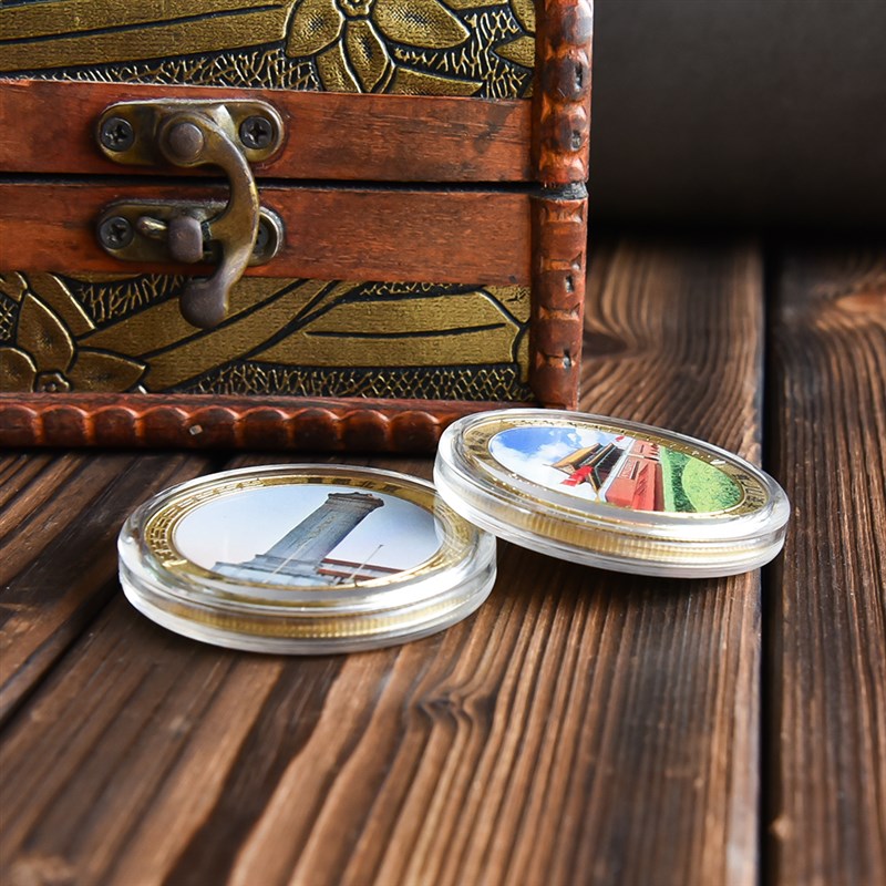 北京天安门人民英雄纪念碑纪念品景区旅游纪念币文创周边硬币礼物