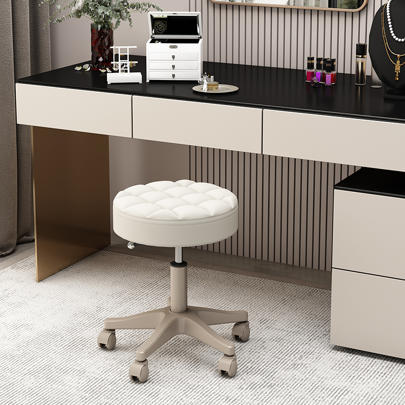 美容院凳子美发美甲理发店专用旋转升降大工椅子滑轮家用酒吧圆凳