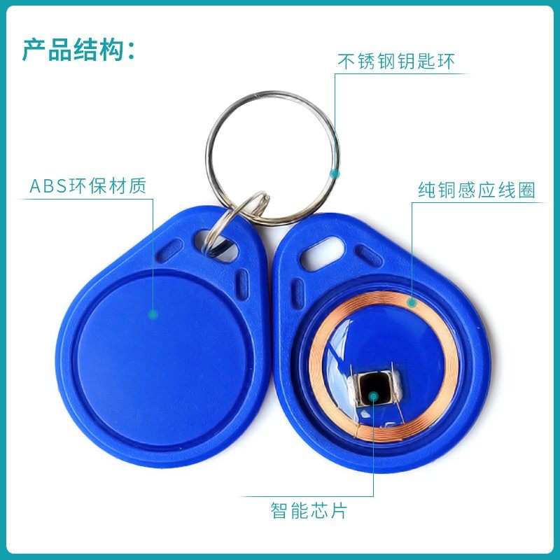 uid可复制卡钥匙扣手机贴m1感应卡ic卡id卡小区智能锁门禁卡cpu卡