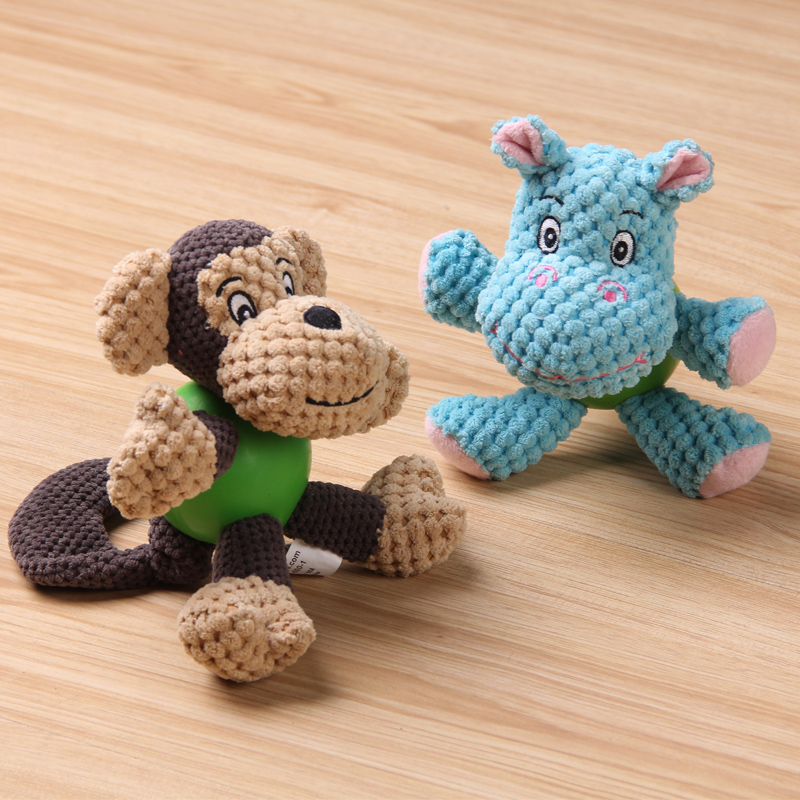 宠物玩具宜特狗狗磨牙耐咬毛绒幼犬玩具金毛泰迪萨摩耶发声玩偶