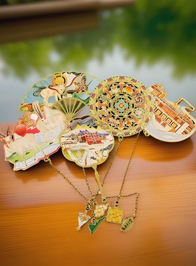 西藏布达拉宫文创文旅礼品纪念品 创意礼品纯铜精致书签