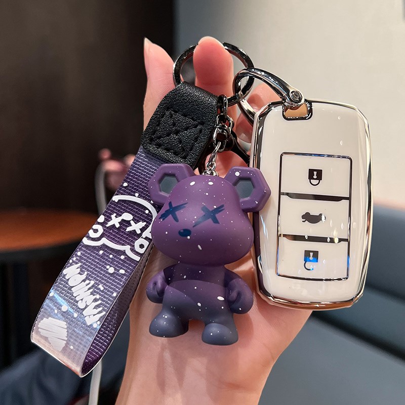 适用长安CS75钥匙套CS55壳CS35锐程CC睿骋悦翔V7逸动汽车包扣男女