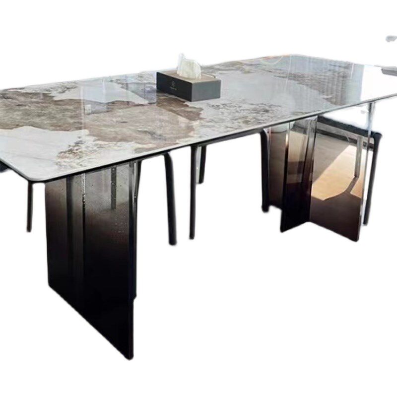 网红亚克力悬浮透明桌腿渐变餐桌腿水波纹桌脚支架高透桌角支撑脚,住宅家具,岩板餐桌,淘宝优惠券,粉丝福利购,淘宝优惠卷