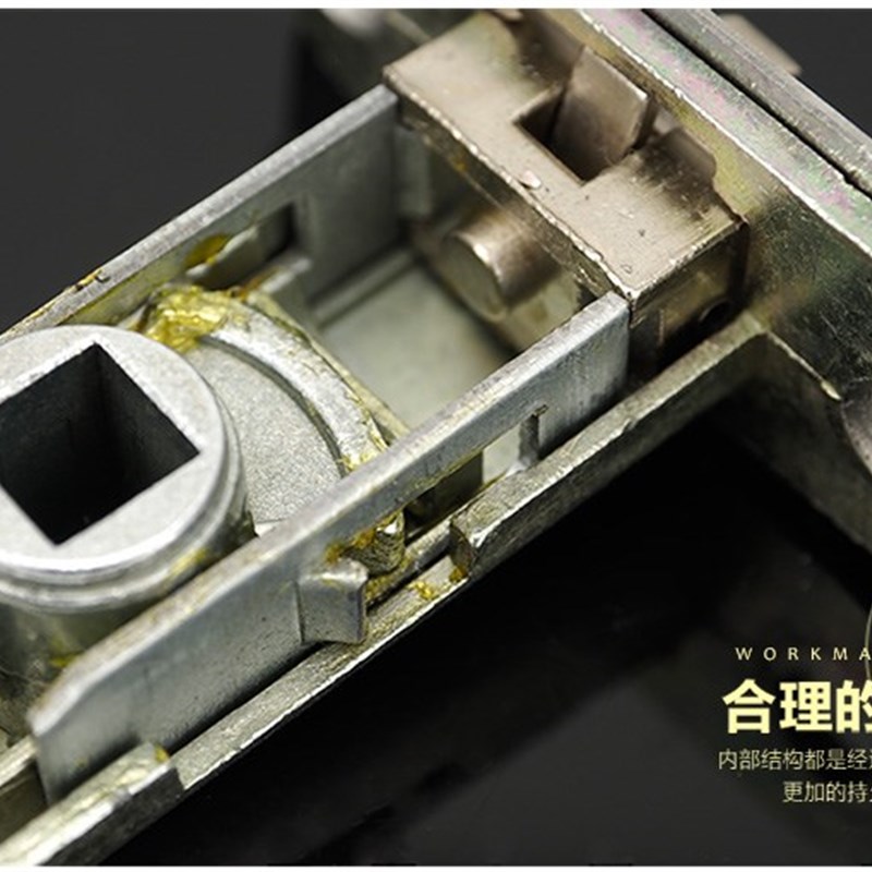 适配卫生间卧室防插卡口执手单锁舌配件锁芯房门锁舌头锁边距50mm