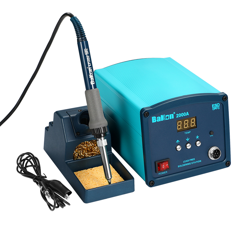 白光高频焊台数显恒温电烙铁BK203H大功率焊锡洛铁快速升温150W