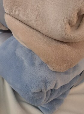 夏季空调毯薄被子细腻柔顺蓝色冬季床单200*230cm沙发盖毯法兰绒