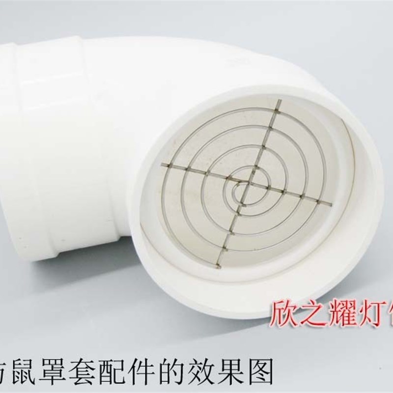 排气扇排气管抽油烟机管防鼠罩网110管160管180管200管不锈钢网