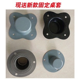 火锅炉台桌脚四腿柱子六脚四脚八仙腿对开铁脚折叠脚圆桌腿餐桌脚