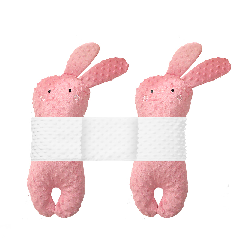 婴儿安抚睡觉神器新生哄宝宝防惊跳安抚枕头安全感豆豆绒抱枕儿童