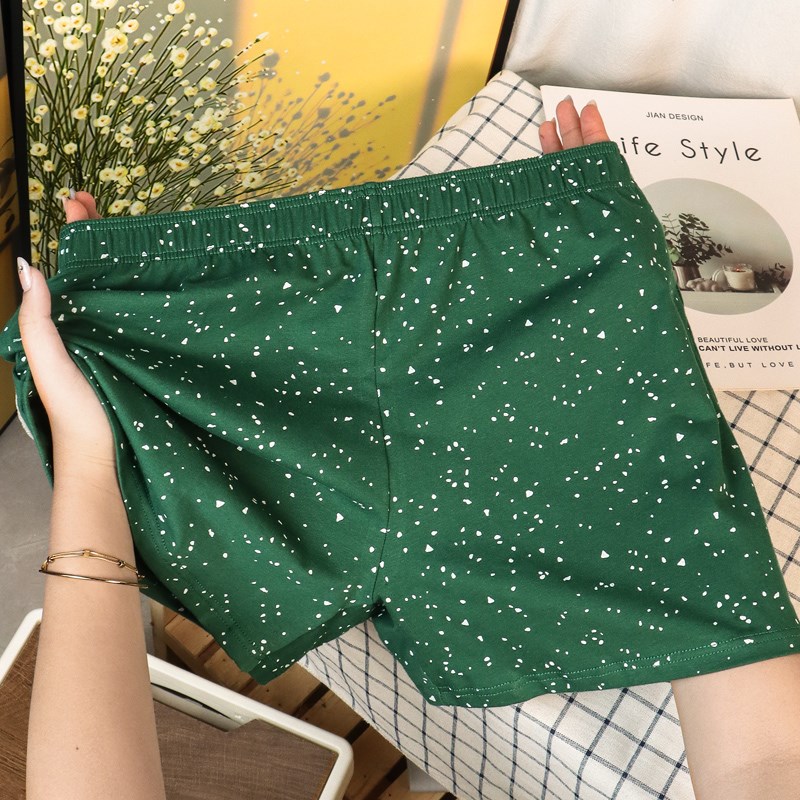 男士内裤男纯棉宽松阿罗裤舒适透气平角夏季薄款青年居家睡裤短裤