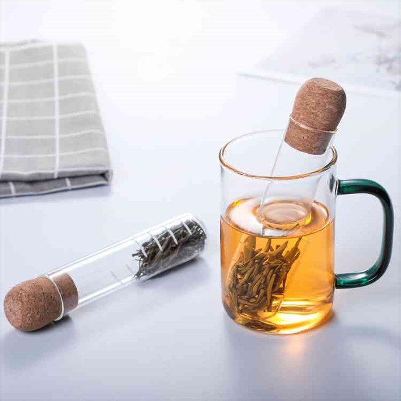 透明玻璃试管茶漏滤茶器网红懒人喝茶泡茶器茶水分离茶叶过滤茶具