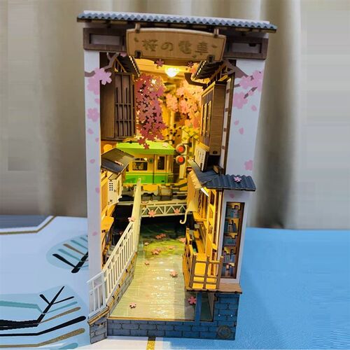 若来阳光花房子diy书立创意礼品爱丽丝坠落奇境小屋模型童话树屋