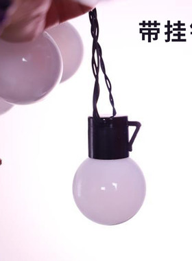 LED5cm大圆球灯串彩灯卧室USB 电池满天星圣诞节日婚庆影楼装饰灯