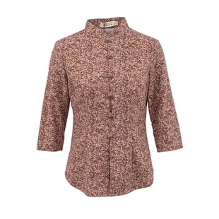 中式 半身旗袍上衣2025新款 盘扣茶禅服服24J071 中国风唐装 筠雅女装