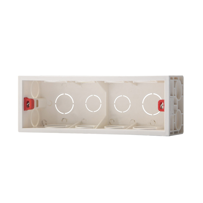 118型暗盒开关插座暗装线盒6孔9孔12孔二三四位通用暗盒中大底盒