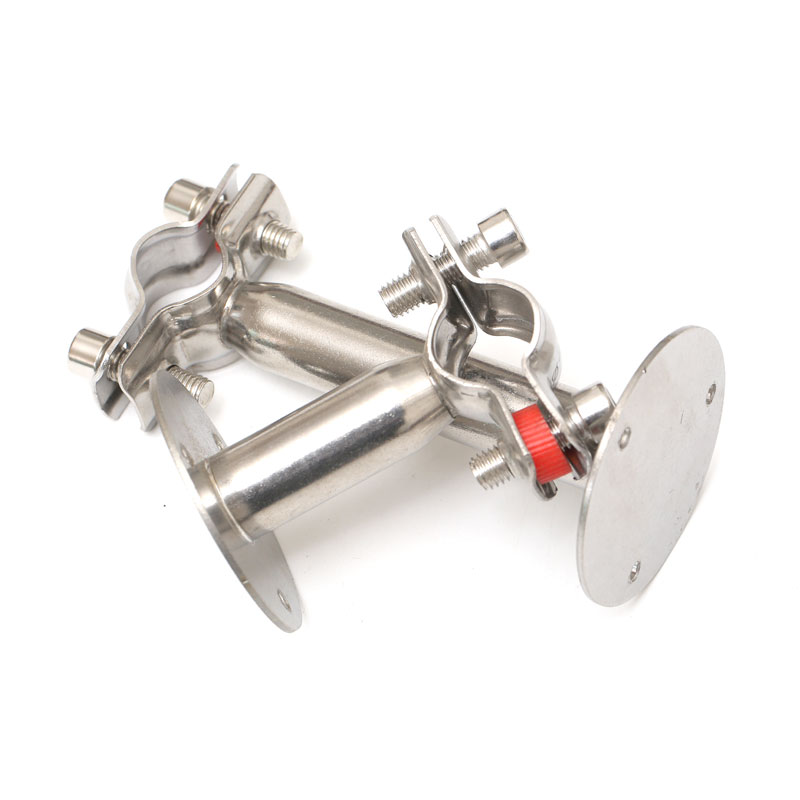 304不锈钢卡扣管支架焊接底座固定抱箍管夹水管夹子管道卡箍管卡