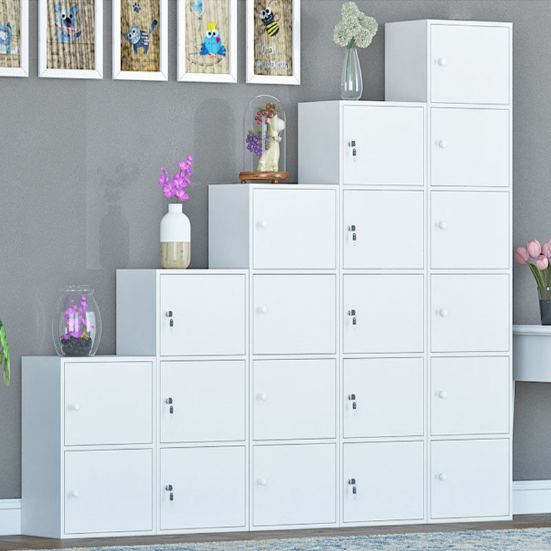 简易加大柜子储物柜带门带锁小柜子自由组合员工柜收纳柜学生柜子,住宅家具,单个书柜,淘宝优惠券,粉丝福利购,淘宝优惠卷