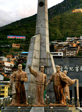 救灾情景人物铸铜大型广场文化雕像定制摆件玻璃钢校园步行街艺术