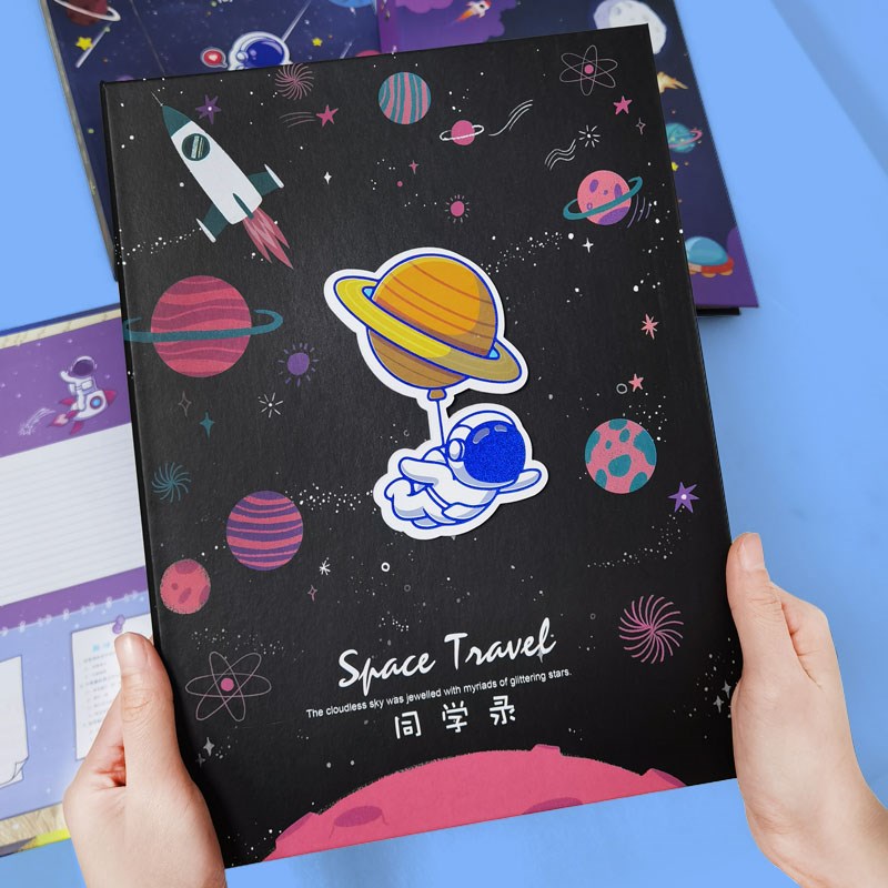 同学录男孩小学生六年级毕业成长纪念册高颜值女生毕业留言通讯录