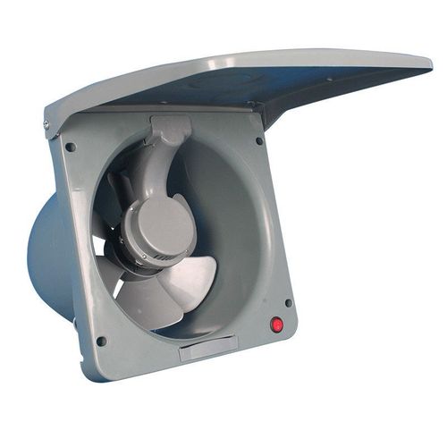 厨房带盖家用强力排油烟机大功率高速窗式静音抽风机10寸全塑易拆