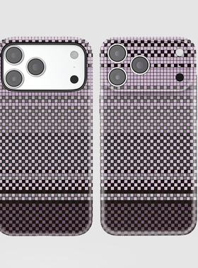 适用iPhone17promax苹果16华为mate70一加oppofindx9荣耀magic8小米15菲林二合一亮面手机壳vivox300像素格子